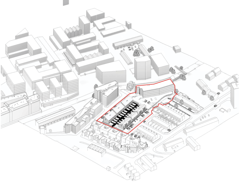 SITE AERIAL VIEW OF PROPOSALS
